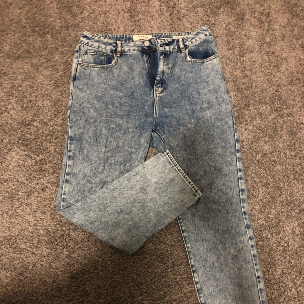 SZ 30 PACSUN ACID WASH MOM JEAN LIGHTLY WORN